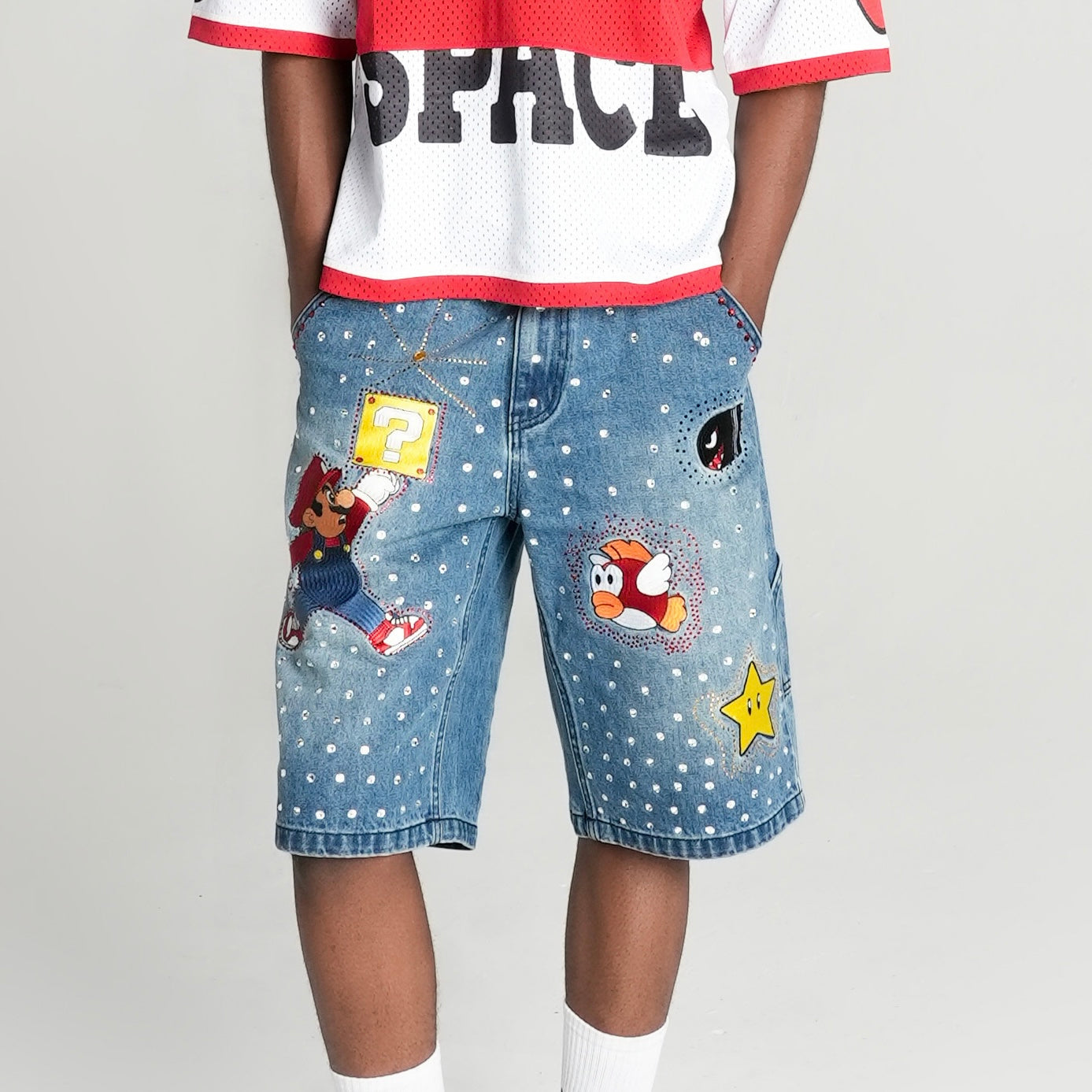 SAVAGE SPACE MARIO SHORTS